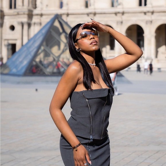 ZARA ZW COLLECTION BUSTIER TOP - Picture 9 of 11